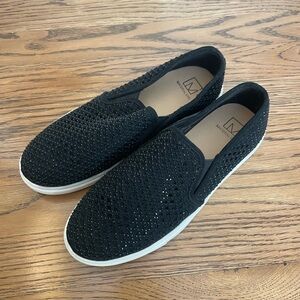 Women’s sparkle sequin Black Slip-On Shoes